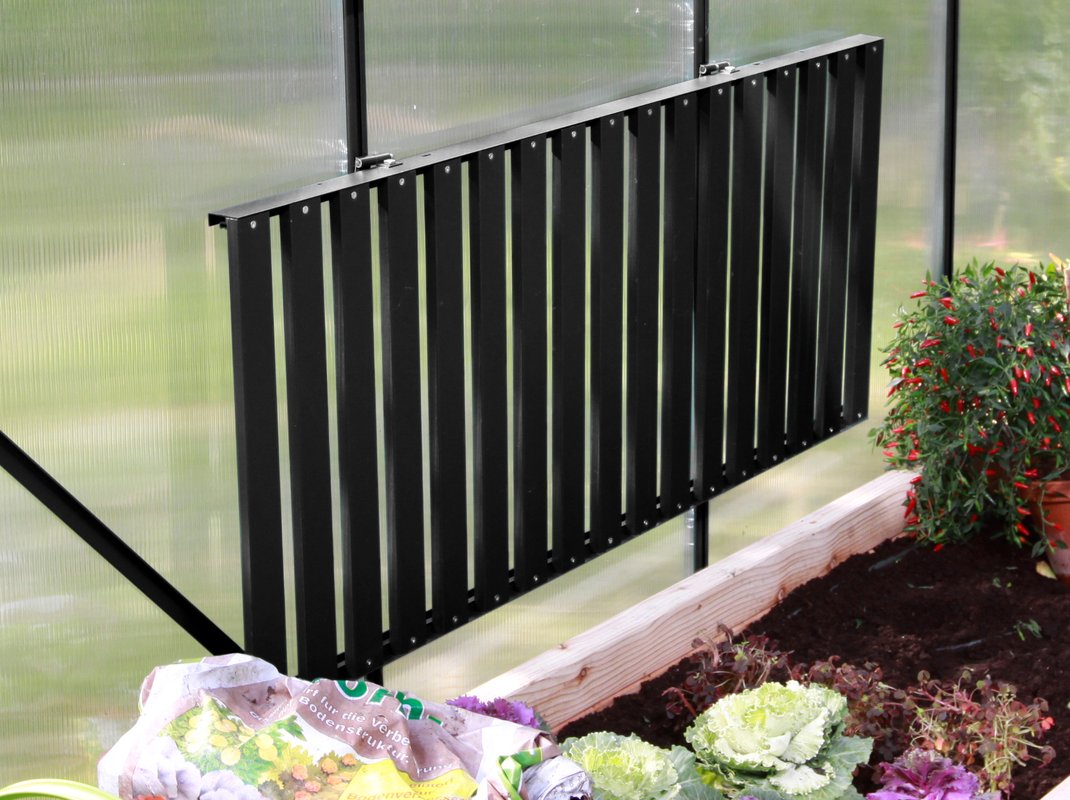 Vitavia Alutisch, abklappbar, 120x56x81cm, schwarz