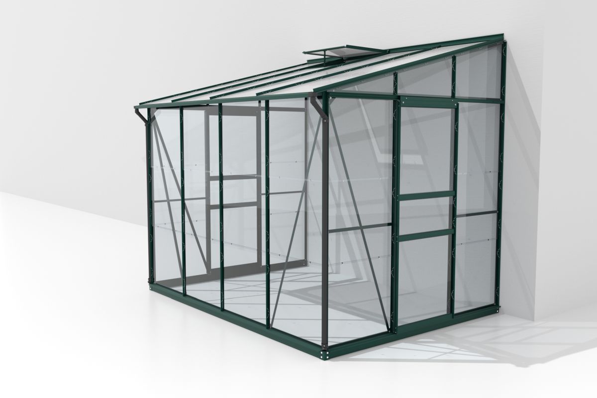 Vitavia Gewächshaus Ida 5200 ESG 3mm/HKP 6 mm, smaragd