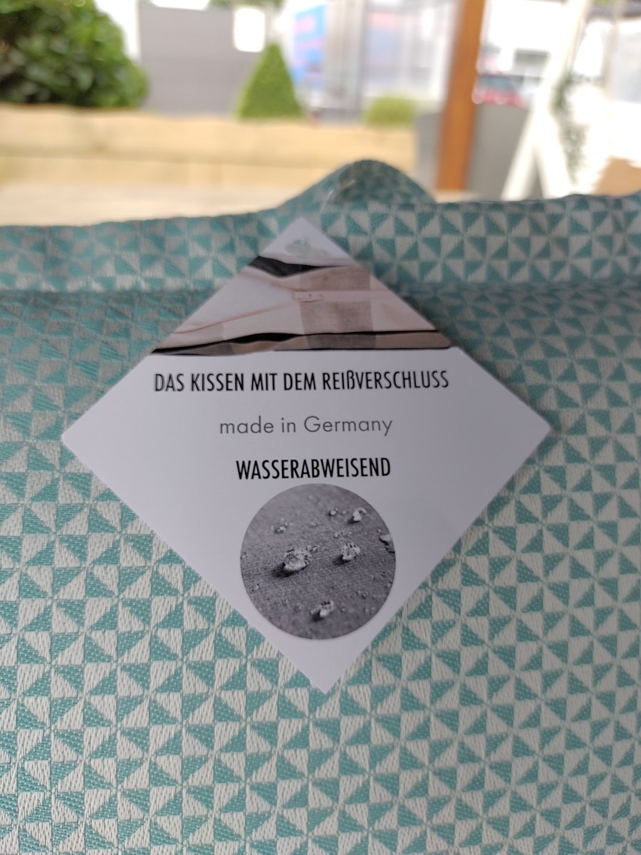 Auflage für Hochlehner "Sauerland Helix türkis"