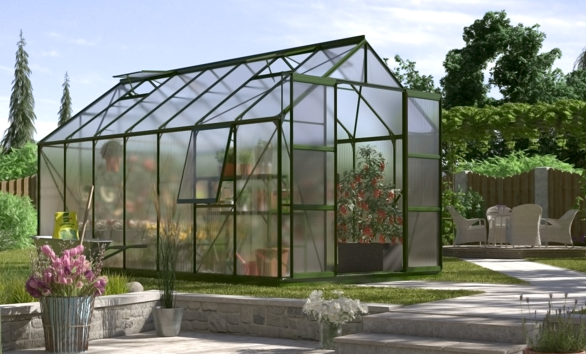 Vitavia Gewächshaus Jupiter 11500 HKP 6mm, smaragd