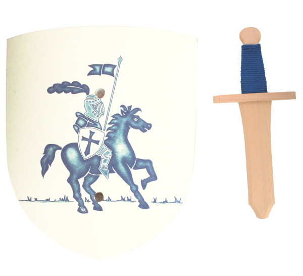 Albert - Miniset Schild/Schwert blau