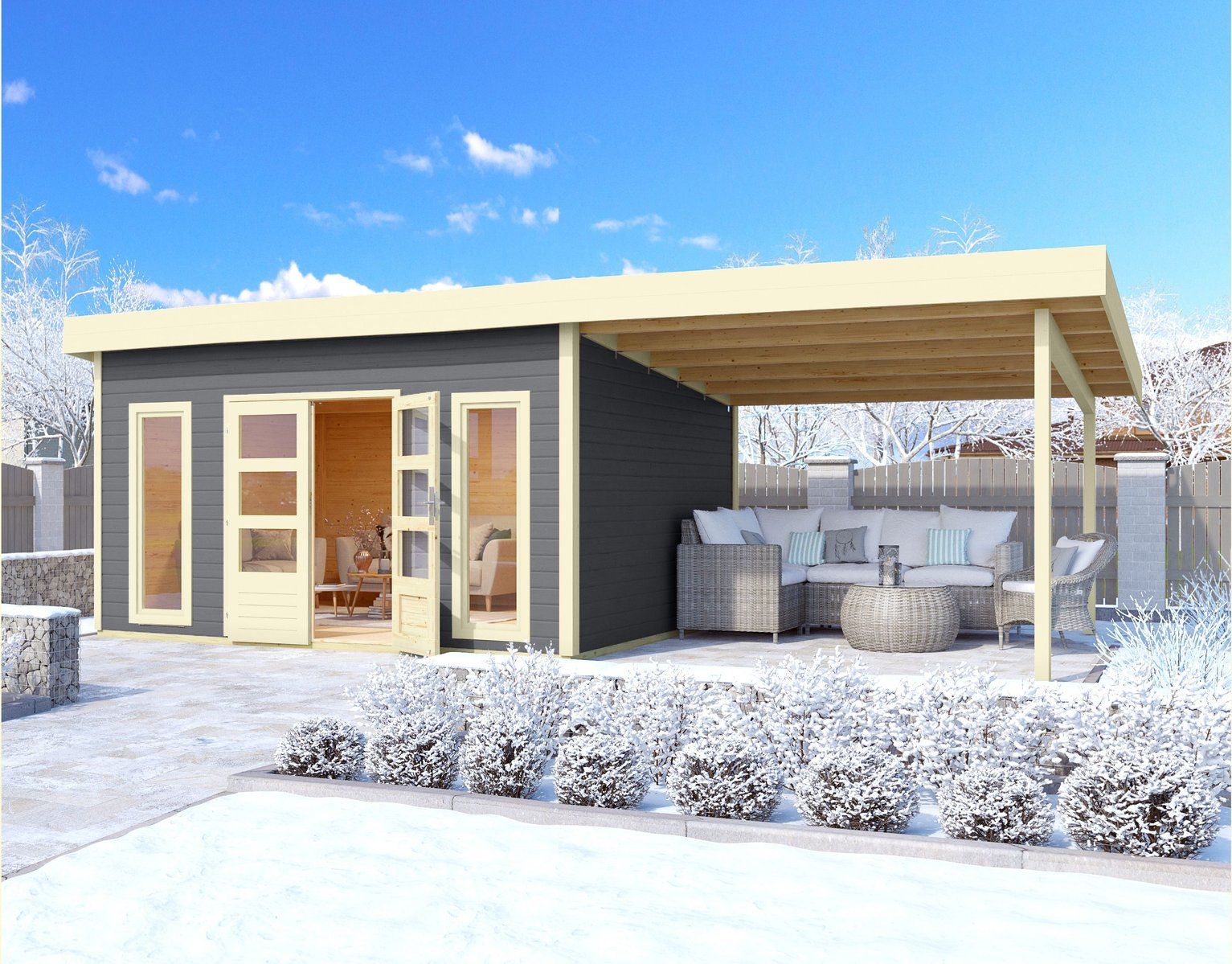 Gartenbauten - Gartengebäude und Überdachungen